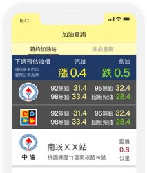 融資車輛加油優惠